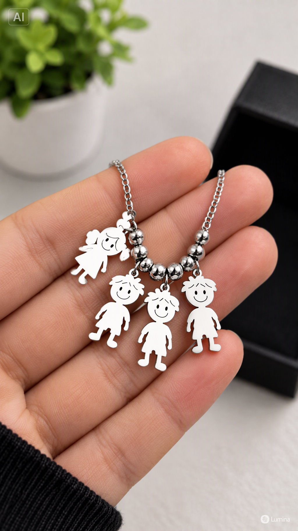 Collar con los nombres de tus hijos
